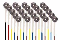 53 Silberchlorid (AgCl) Einweg Cup-Elektrode mit 25 Elektroden pro Beutel. Die MAX Cup-Elektrode ist optimal zur Verwendung in der Haarregion bei Schlafuntersuchungen, EEG und EP untersuchungen.