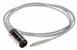 330013 Abgeschirmtes Nadelanschlusskabel für SilverLine EMG Nadeln mit 5-pol. DIN Stecker und 120cm Kabellänge Nadelanschlusskabel (Nadelhalter) für Schuler konzentrische EMG-Nadelelektroden.
