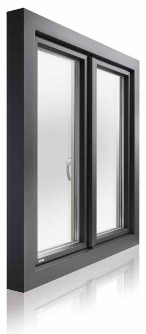 Holz/Aluminiumfenster HA87/HA97 HOLZ ALU Vorteile: hoher Sicherheitsstandard Top-Wärmedämmwert möglich bis U w 0,71 W/m²K nachhaltiges Produkt für