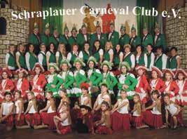 Zunächst gab es kein so großes Interesse. Doch dann bildete sich der erste Elferrat. Schraplauer Carneval Club e.v. Schlachtruf wurde das noch heute verwendete Schrapp Schrapp Lau lau!