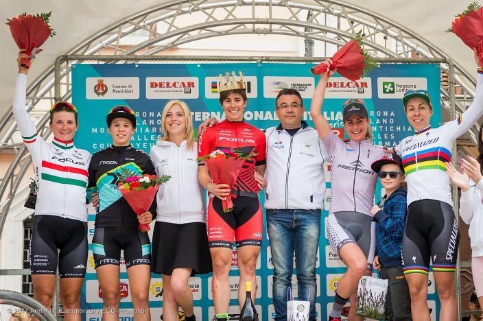 Resultate Linda Indergand Saison 2017 Kat. Elite 2.Jahr: Team: FOCUS XC Team / VMC Silenen / IG Radsport Uri Bike 1. Rang WC Nove Mesto Team 1. Rang EM Team Wettkampf Darfo Boario Terme 1.