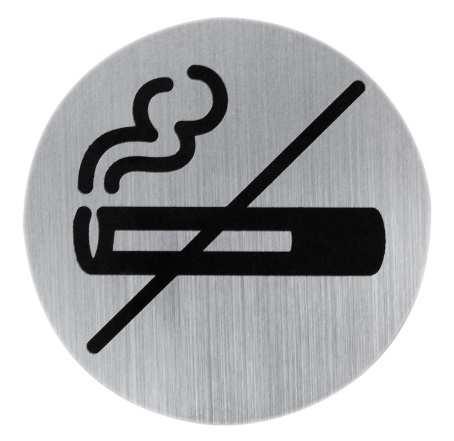 "Rauchen verboten" METALLIC