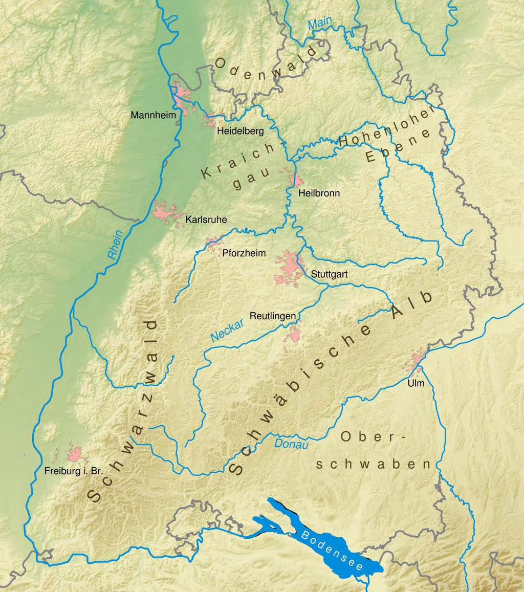 Standorte in Baden-Württemberg (17) (bundesweit: