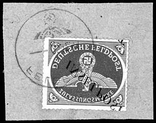3200, für ** 4261FP Tunis-Päckchenmarke auf dem seltenen b-papier tadellos ungebraucht, ausführliches FA Hanfried Müller, Mi.