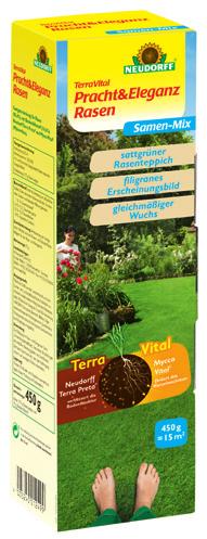 9 Spürbar dichter Rasen Der TerraVital Samen-Mix enthält eine einzigartige Wirkkombination: 1 Lockern Sie den Boden durch Umgraben oder Fräsen (Geräte kann man ausleihen).