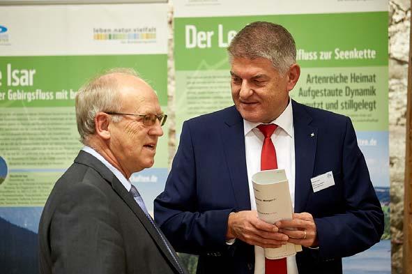 Martin Spantig, Geschäftsführer Bayern Tourismus Marketing GmbH; Christan Wanger vom Bayerischen Staatsministerium für Umwelt und Verbraucherschutz und Prof. Dr.