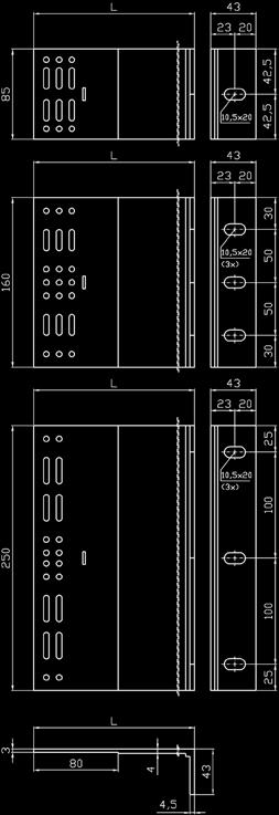 Profiltyp profile type type de profil WB7-9,5-85/160/250mm Länge (mm) length (mm) longueur (mm) Material material matérial WB7 40/180/4/3-85 WB8 40/200/4/3-85 WB8,5 40/210/4/3-85 WB9 40/220/4/3-85