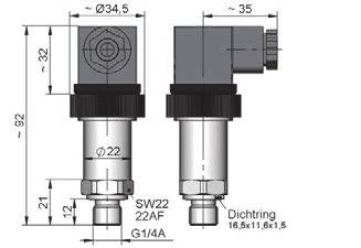 Durch den Einbau des Druckmessumformers sollte es zu keiner wesentlichen Querschnittveränderung im Rohrsystem kommen.