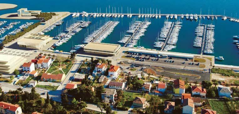 MARINA KAŠTELA Die ausgezeichnete geographische Lage in der Bucht von Kaštela, gute Verkehrsverbindungen zu allen europäischen Ländern sowie das fachlich durchgeplante Projekt machen die Marina
