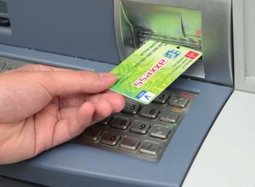 Geben Sie Ihren PIN-Code zur Bestätigung der Transaktion ein. 3. Kauf wird automatisch mit dem Geld, das sich auf Ihrem Konto befindet, bezahlt. An den Geldautomaten: 1.