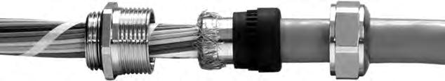 Kabelverschraubungen Cable Glands Progress-EMV Hycienic Messing vernickelt Dichteinsatz: TPE/FPM O-Ring: /FPM Zugentlastung: nach EN 50262, Ausf.