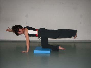 Rückenkräftigung dynamisch Position: Bauch auf Pad Technik: Oberkörper leicht
