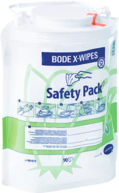 X-Wipes Safety Pack Universell einsetzbares Einweg-Vliestuchspendersystem für höchste Hygienesicherheit.