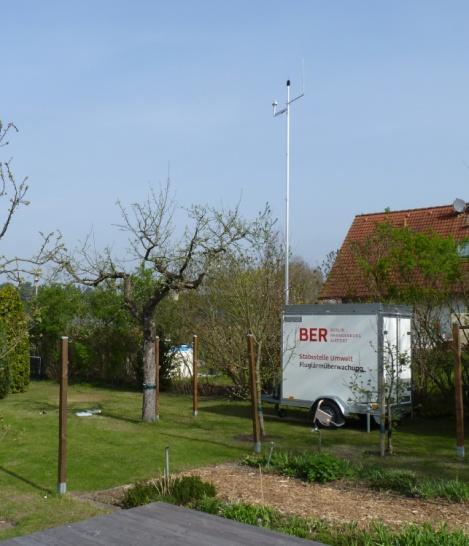 Standort der mobilen Messstelle MP0 in Zeuthen, Narzissenallee ( 6 4,72 E;52 9 55,2 N) Karte hergestellt aus OpenStreetMap-Daten Lizenz: Creative Commons BY-SA 2.