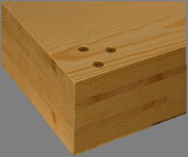 Bei gekreuzt angeordneten Schrauben, die in Vollholz, Brettschichtholz, Balkenschichtholz oder Furnierschichtholz eingedreht werden, ist ein Mindestabstand der Schrauben von 1,5 d einzuhalten. A.1.4.