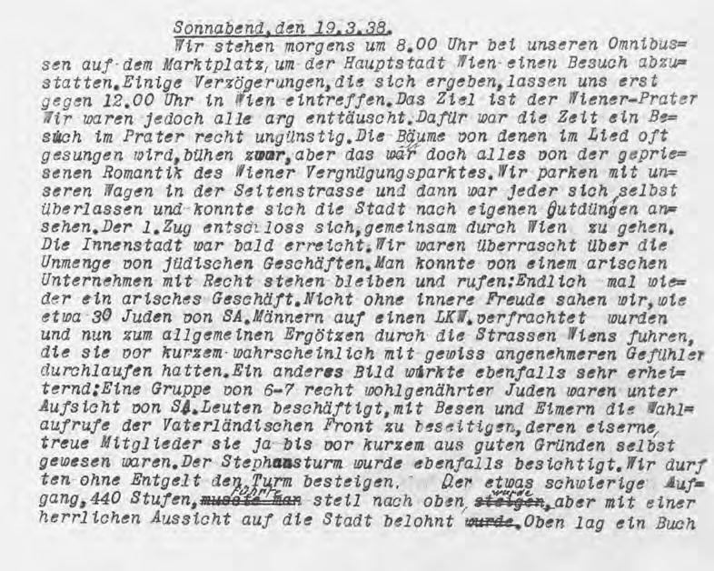 Die Ordnungspolizei In den Wochen nach dem Anschluss Österreichs wurden Jüdinnen und Juden wie hier in Wien gezwungen, vor zahlreichen