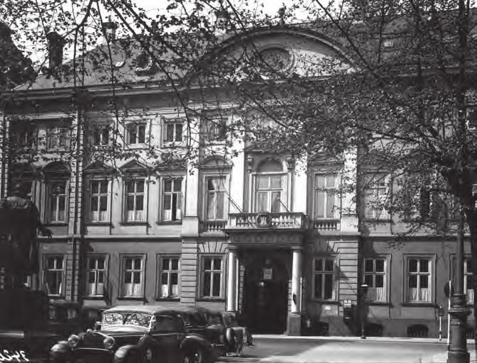 Das Stadthaus Das Görtz sche Palais, Mai 1938. In der Mitte des Gebäudes ist die Tordurchfahrt zum rückseitigen Hof zu sehen. Foto: Hügelmann.