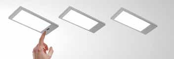 LED Unterbauleuchten K-Pad Montagevorteil: jede Leuchte verfügt über eine 15 cm Zuleitung und einer separaten 2 m Zuleitung (im Lieferumfang enthalten), die das Verlegen hinter den Oberschränken und