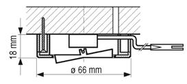 24,00 Verteiler für Montage mit Schalterelement 3,5 m Anschlussleitung mit Eurostecker