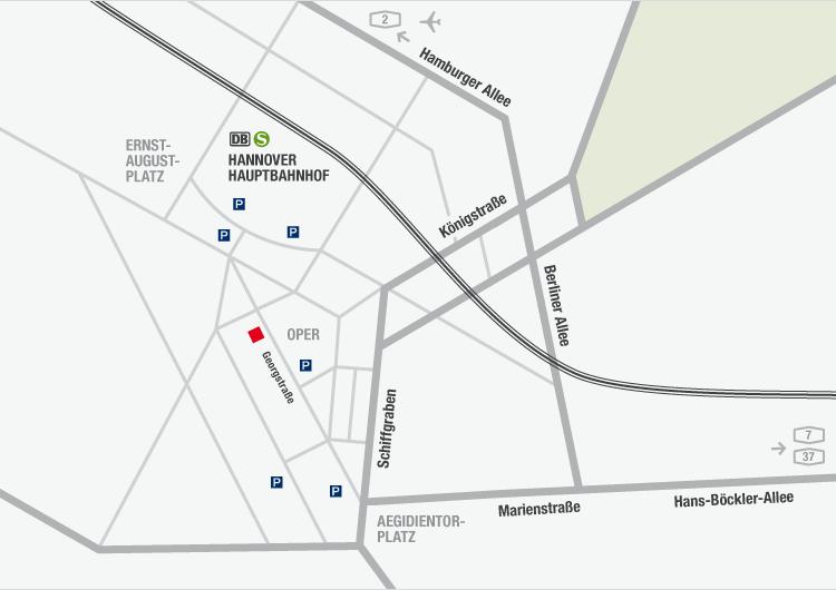 Information zum Standort So finden Sie uns Verkehrsanbindung Die U-Bahn Station Kröpcke