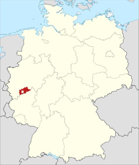 Rhine-Sieg Region 3 In the South of North- Rhine-Westphalia, Germany On the banks of the Rivers Rhine