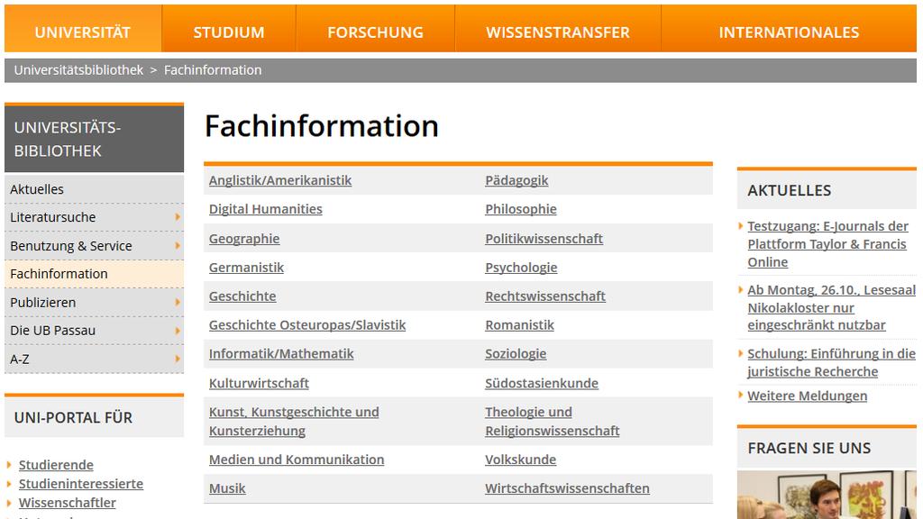 Fachinformation Germanistik Medien & Kommunikation Mai