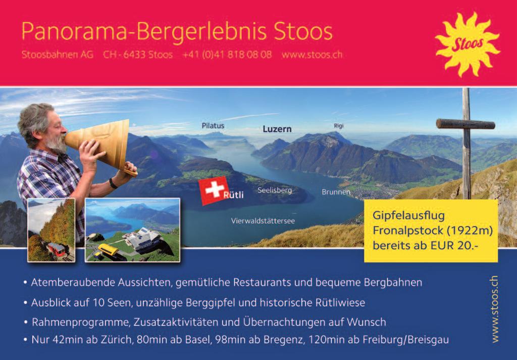 Stoos Das Schweizer Aussichtsparadies Im Herzen der Zentralschweiz und hoch über dem Vierwaldstättersee bei Schwyz liegt das Ausflugsparadies Stoos-Fronalpstock mit atemberaubenden Aussichten,