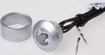 Lpunkte LED Unopoint II Puck-R Starled 5591260641 - ww 5591260642 - cw Durchmesser: 30 mm Einbautiefe: 13 mm alufarbig