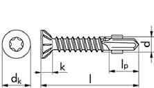 sebsta sef driing screws Meta auf Meta Linsenkopf mit Kreuzschitz 0211 8 Form N ~ DIN 74 Bimeta Ruspert - beschichtet Antrieb PH 2 PH 2 PH 2 dk,9 8,2 9,5 k 2, 3,05 3,55 p 3 4,5 5 d 3,5 4,2 4,8 1 0211