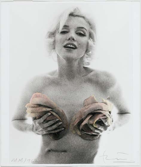 1861 BERT STERN (1929-2013) Marilyn Monroe - Vogue Mag. Aus der Serie The Last Sitting, 1962. Handkolorierter Silbergelatine-Abzug. Späterer Abzug, 1993. Unikat.