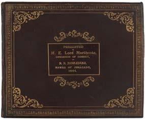 Photographie Historische- und Reisephotographie Das vorliegende Album war ein Geschenk von Lord Henry Stafford Northcote (1846-1911) an Mohammad Rasul Khanji (1892-1911), dem Nabob von Junagadh im