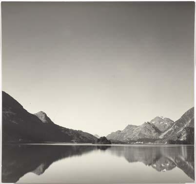 1647 ALBERT STEINER (1877-1965) Stiller Herbstmorgen am Silsersee Oberengadin. (Blick gegen Maloja), um 1930.