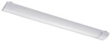 LED-Lichtleiste Kunststoff, weiß, BxH 12x3 cm, inklusive LED, nicht tauschbar,