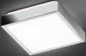 LED-Deckenleuchte Kunststoff weiß, Acrylglas weiß, LxBxH 45x45x3,6 cm, inklusive LED 28 Watt, nicht tauschbar, warmweiß (3200K), 2120 Lumen, EEK A++ bis A Art.Nr.