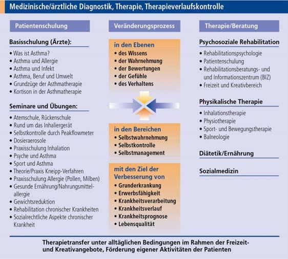 Verhaltensmedizinisches Konzept Ergotherapie Hochgebirgsklinik Davos Partner of European Allergy and Asthma Center Davos (EACD) 11 Davoser-Reha-Studien I + II - einbezogene Bereiche, Messzeitpunkte,