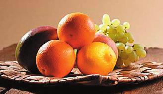 6 Relationen und Funktionen 6.1 Relationen Beispiel: Für ein Geschenk bringen Klaus, Oli, Anna und Lena Zitronen, Trauben, Äpfel, Orangen und eine Mango mit.