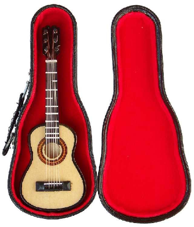 839-374 8cm Gitarre hell ohne Koffer, ,