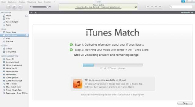 aktuell itunes Match Apple startet Cloud-Angebot itunes Match Auf ipod touch, ipad und iphone ersetzt itunes Match deren lokal gespeicherte Musiksammlung.