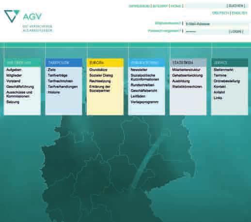 NEUER INTERNETAUFTRITT DES AGV Seit Anfang Januar 2011 präsentiert sich der AGV in einem neuen Gewand: Die Internetpräsentation des AGV www.agv-vers.