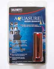 Der Aquasure PU-Kleber ist transparent, stark und elastisch: ideal für dauerhaft wasserdichte Reparaturen. Geeignet für fast alle Wassersportartikel wie z. B.