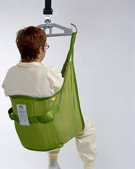 Komfort und optimierter Passform. Liko Comfort Hebegurt Plus mit Hohem Rücken ermöglicht eine etwas zurückgelehnte Sitzposition und Unterstützung des ganzen Rückens.