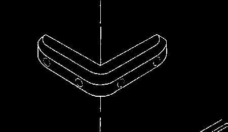 Stoßbänder KAUTSCHUK-STOßSYSTEM Solide Konstruktion aus zwei