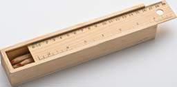 11824 19,2 x ø 3,5 cm AE 5 x 1,5 cm 20/200 12 lange Holzbuntstifte in einem runden