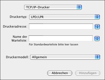 DRUCKEN UNTER MAC OS X 26 3 Markieren Sie den Fiery Controller in der Liste der Drucker. 4 Klicken Sie auf Hinzufügen. Die PPD-Datei für den Fiery Controller wird automatisch gewählt.