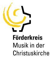 MUSIK 15 Gute Musik braucht gute Freunde Der Förderkreis Musik in der Christuskirche stellt sich vor. Nach einjähriger Vorbereitung hat sich am Sonntag, dem 2.