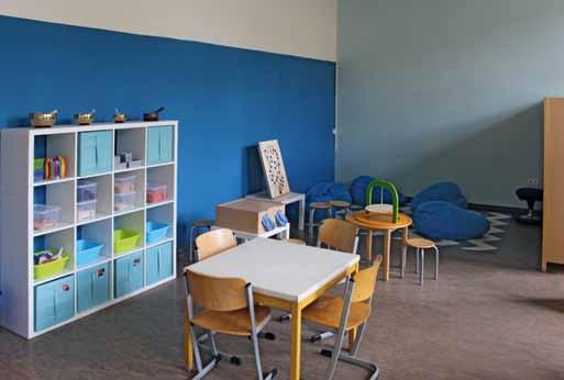 23 Neue Räume für vielfältiges Lernen Mit dem Schuljahr 2017/18 ist in der Ganztagsbetreuung an der Leo-Liooni-Grundschule ein ganz offenes Konzept