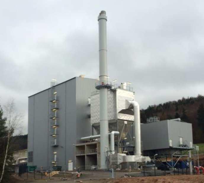 Erneuerbare Energien Biomasse: Heizkraftwerk B.