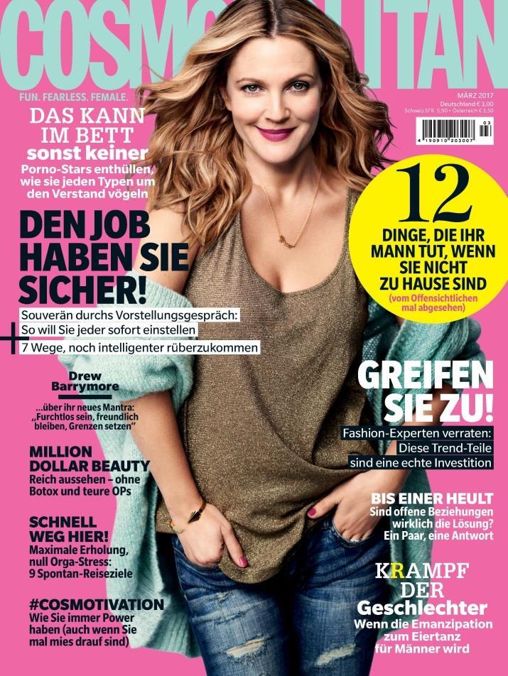 OBJEKTPROFIL COSMOPOLITAN APRIL 2017 2 COSMOPOLITAN FUN. FEARLESS. FEMALE 1. DER MEGATREND FEMALE SHIFT 2.