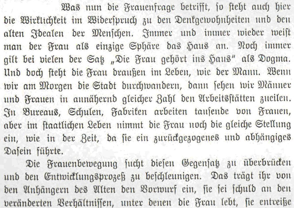 2 Emma Graf: Die Frau und das öffentliche Leben, Bern 1916. 3 Quellenauszüge Emma Graf verfasste Die Frau und das öffentliche Leben während in Europa der 1. Weltkrieg im Gang war.