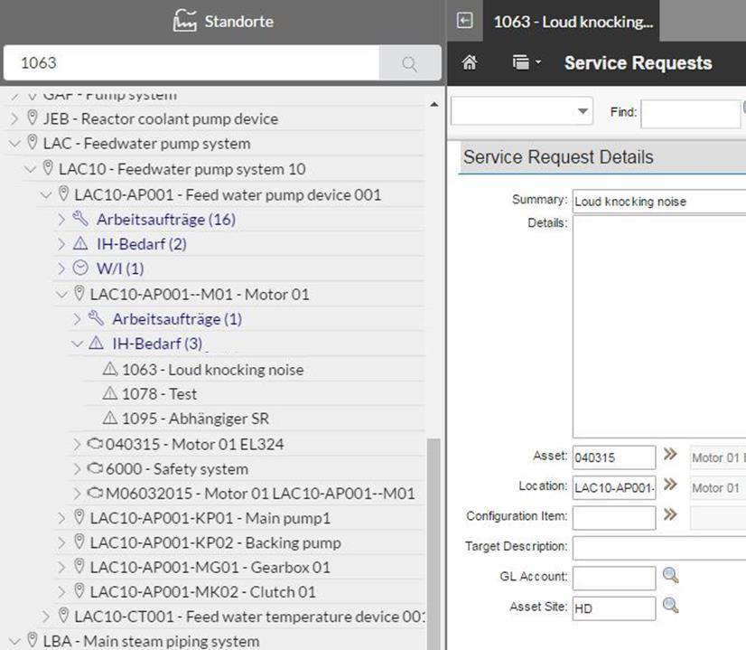 Template mobile Explorer Service request is in the system instantly Synchronised systems